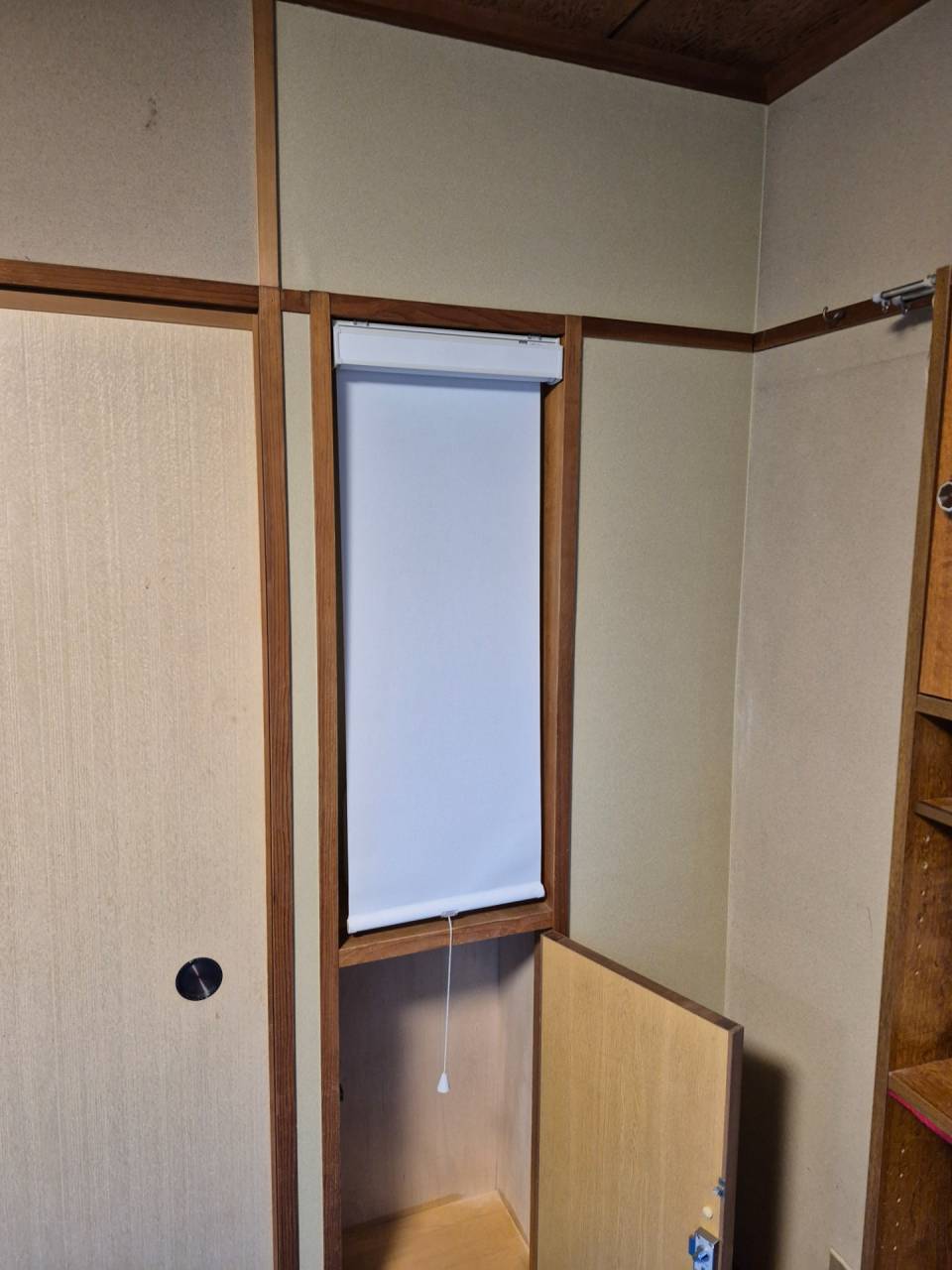 水漏れ後の補修工事を行いました。